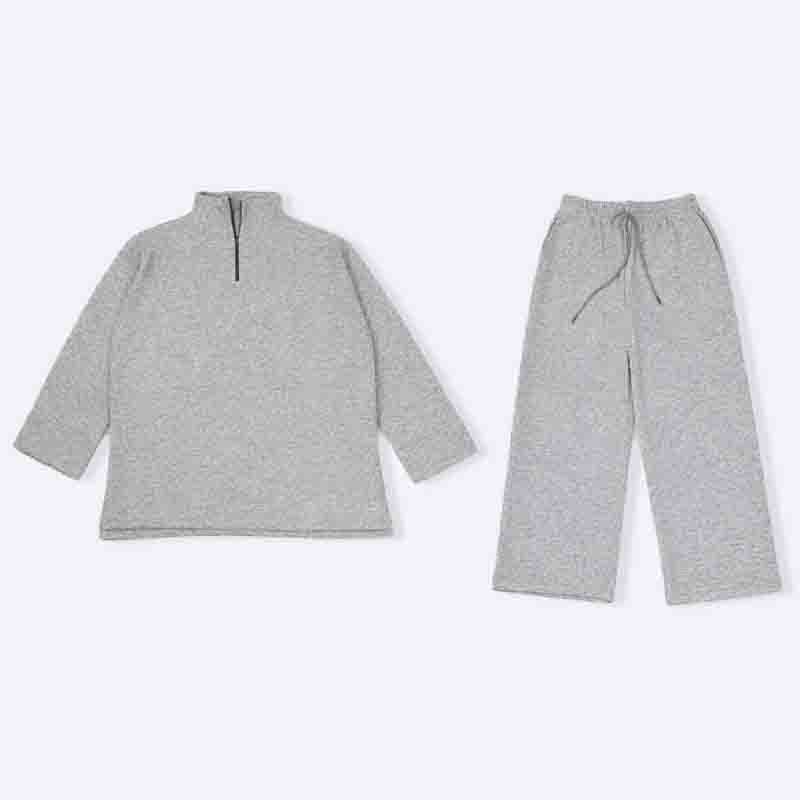 Relaxed Ribbed Knit Lounge Set