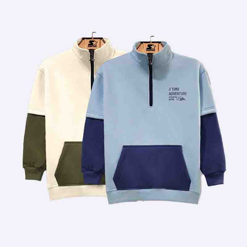 Kids Half-Zip Sweatshirt
