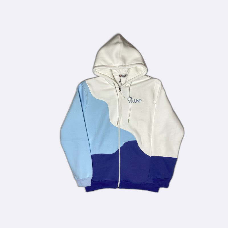 Men's Patterned Zip Hoodie